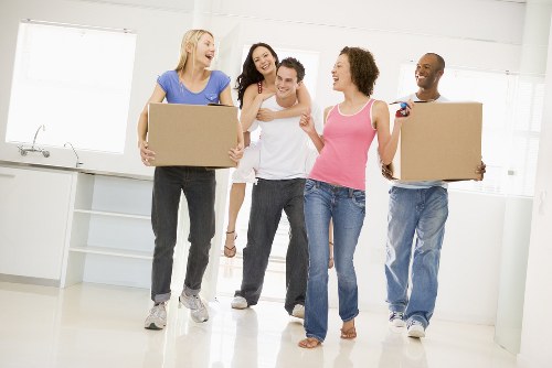 Removal team preparing a local move in Becontree
