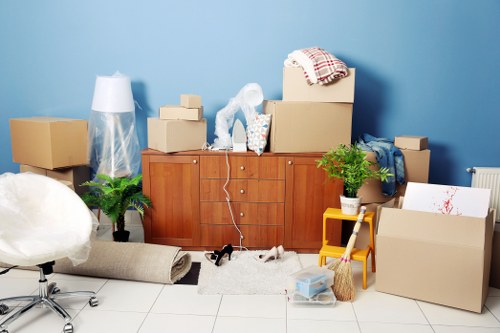 Removal van and moving team serving homes in Becontree