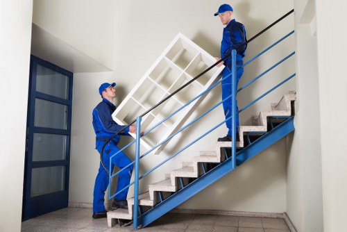 House movers helping with a Becontree home relocation
