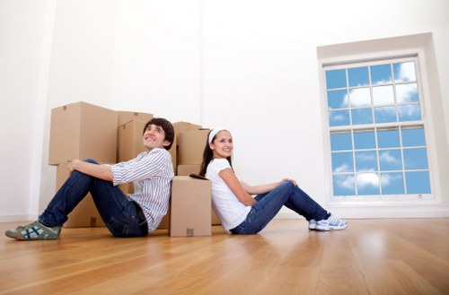 Bulky household furniture ready for pick-up in Becontree