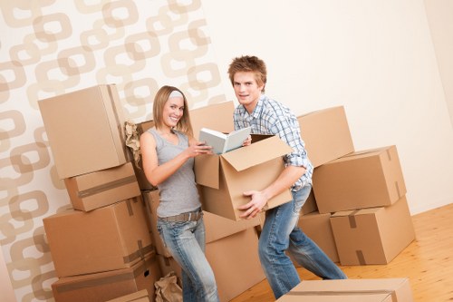 Careful furniture loading for a local Becontree move