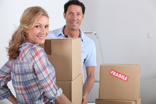 Packing and loading household items for a Becontree removal